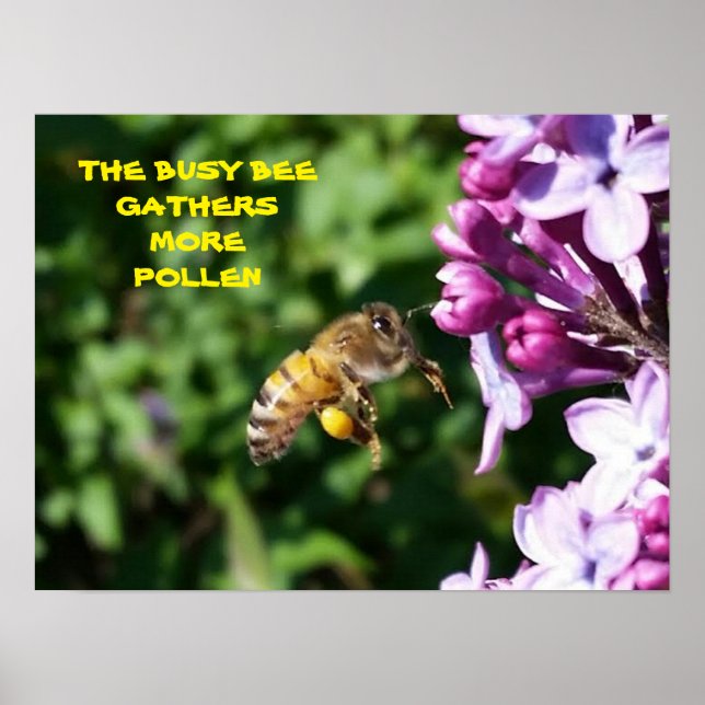 Busy Bee - Employee Motivational Poster (Front)