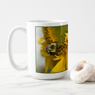 Busy Bee on a Sunflower Coffee Mug