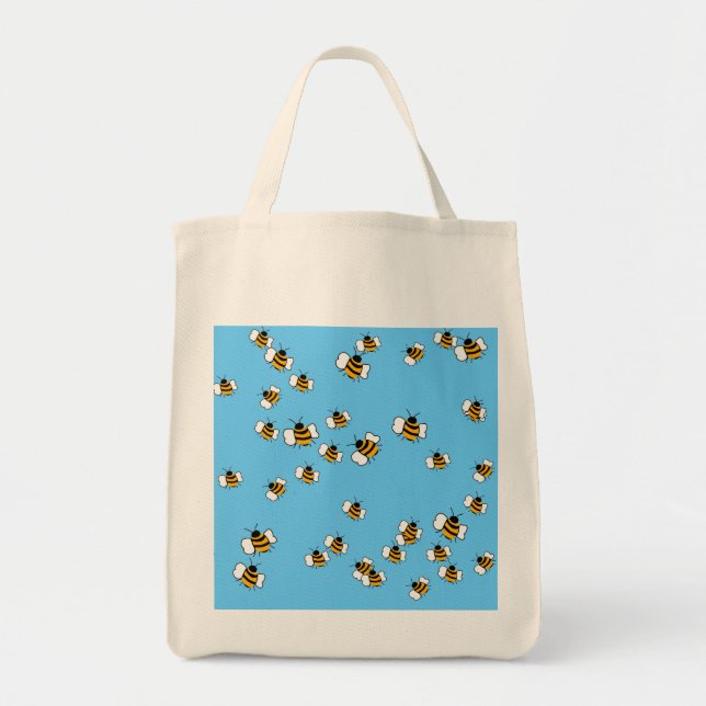 Busy Bee Organic Grocery Tote (Front)
