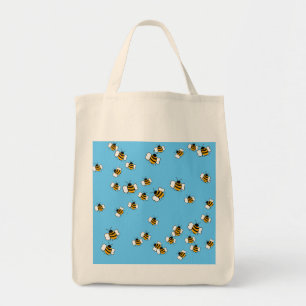 Busy Bee Organic Grocery Tote Bag