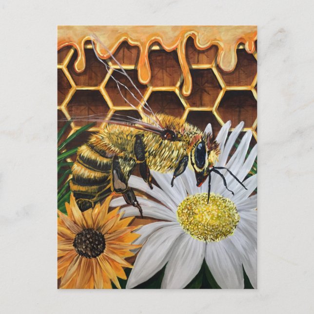 Busy Bee Postcard (Front)