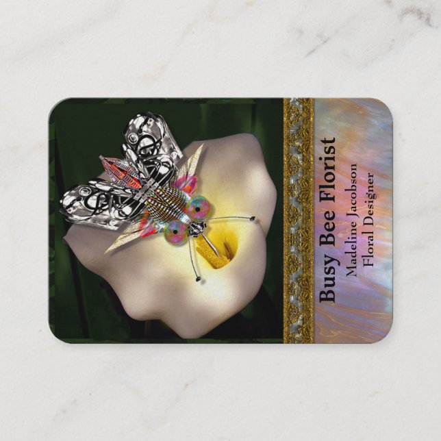 Busy Bee Professional Business Card (Front)