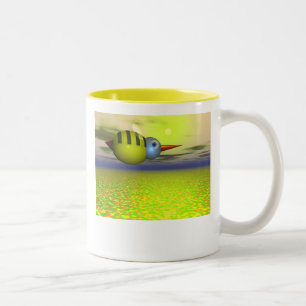 Busy Bee Two-Tone Coffee Mug