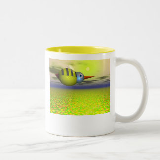 Busy Bee Two-Tone Coffee Mug