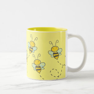 Busy Bee Two-Tone Coffee Mug