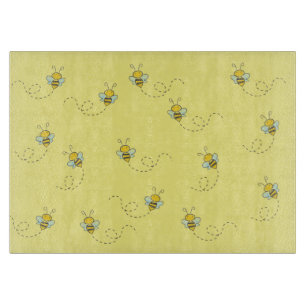 Busy Bee Yellow Pattern  Cutting Board