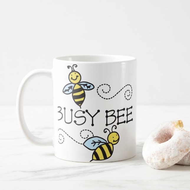 Busy Bees Coffee Mug (With Donut)