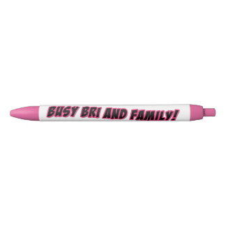 Busy Bri and Family Logo Pen