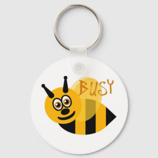 Busy Bumble Bee Cute Key Ring