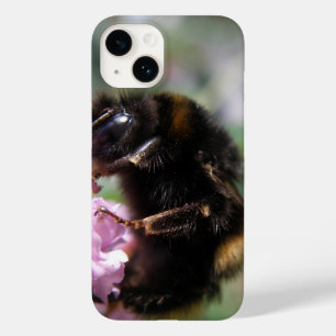 Busy Bumblebee and Pink Flowers Case-Mate iPhone 14 Case