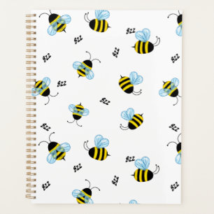Busy Buzzing Bumble Bees Cheerful Flying Bugs Planner