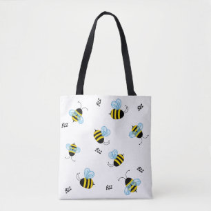 Busy Buzzing Bumble Bees Tote Bag