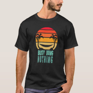 Busy Doing Nothing Sunset Hammock T-Shirt
