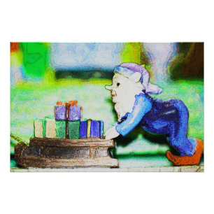 Busy Elf Photo Print