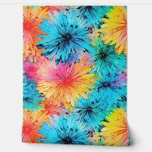 Busy Floral Tie dye Pattern No1