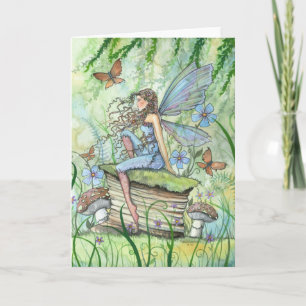 Busy Garden Fairy Greeting Card