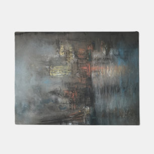 Busy Harbour (by Glenn Cooper Henshaw) Doormat