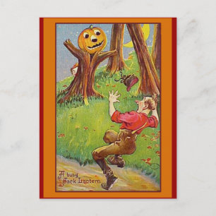 Busy Jack O'Lantern Halloween Cards & Postcards