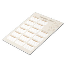 Busy Jewish Mum's Shabbos Menu Planner 2024