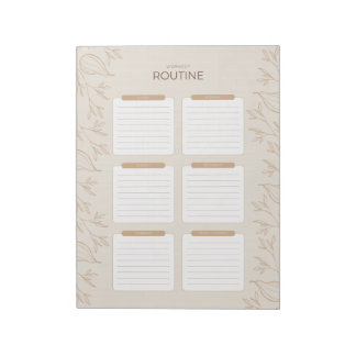 Busy Jewish Mum's Weekly Workout Routine Planner 2 Notepad