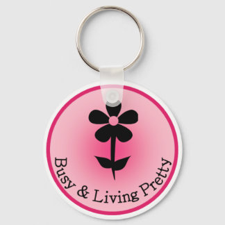 Busy & Living Pretty Official Logo Keychain