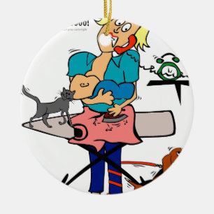 Busy Mum Ceramic Tree Decoration