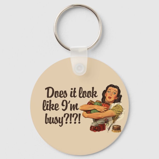 Busy Mum Key Ring (Front)