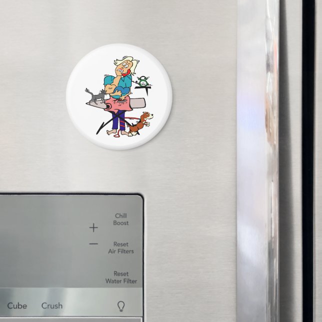 Busy Mum Magnet (In Situ (Fridge))