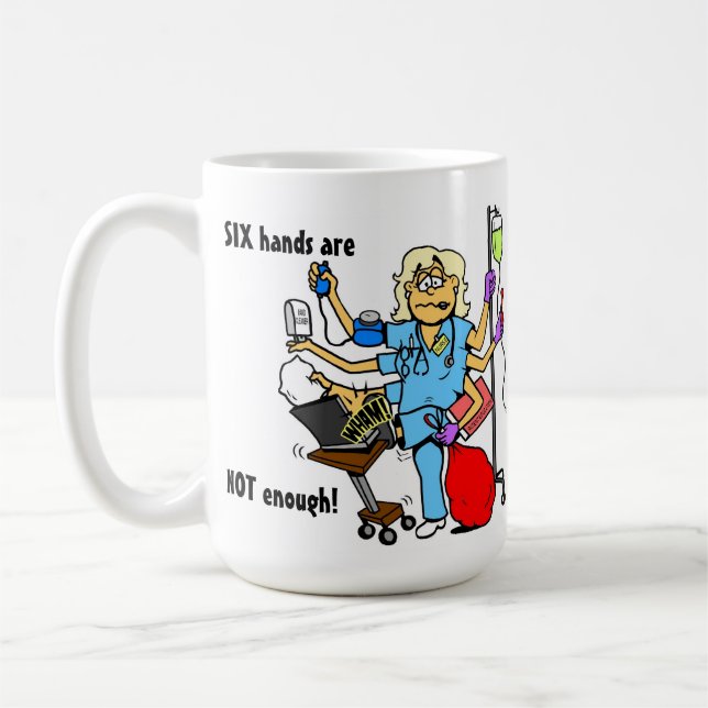 Busy Nurse Mug (Left)
