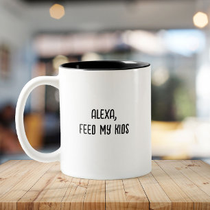 Busy Parent Funny Tired Mum Mothers Day Two-Tone Coffee Mug