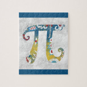 Busy Pi Symbol Jigsaw Puzzle