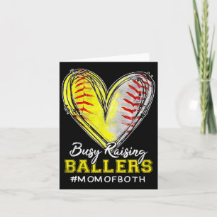 Busy Raising Llers Heart Mum Of Both Softll Sell M Card