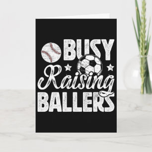 Busy Raising Llers Soccer Sell Dad Of Llers Card