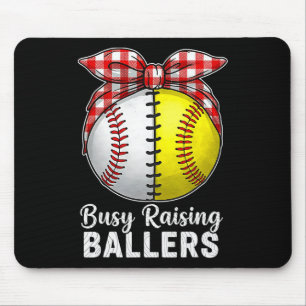 Busy Raising Llers Softll Sell Grandma Mothers Day Mouse Mat