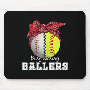 Busy Raising Llers Softll Sell Tee Sell Mom Gift Mouse Mat