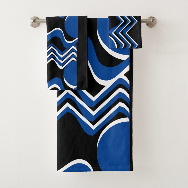 BUSY RED  BATH TOWEL SET (Insitu)