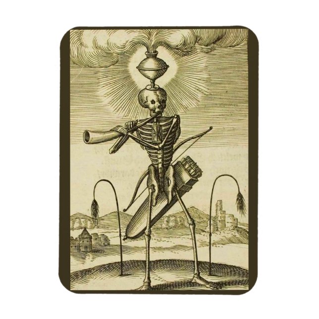 busy skeleton magnet (Vertical)