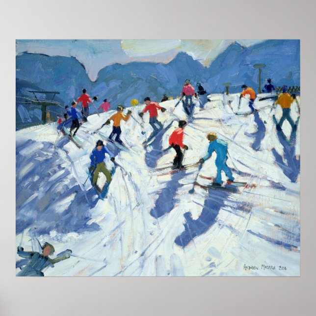 Busy Ski Slope Lofer 2004 Poster (Front)