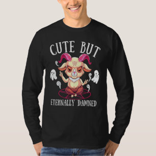 But Damned Baphomet Gothic Goat Satanist Pentagram T-Shirt