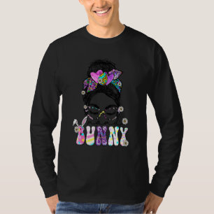 But Did You Die Mum Life Tie Dye Messy Bun Bubble T-Shirt