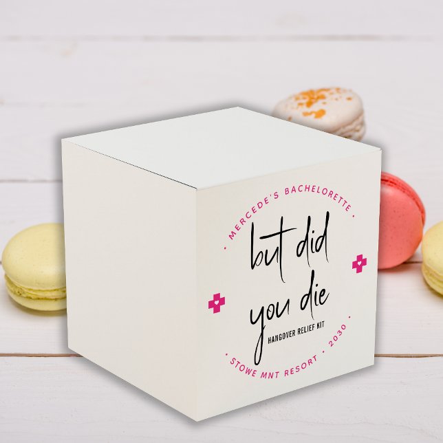 But Did You Die Personalised Hangover Relief Kit  Favour Box (Creator Uploaded)