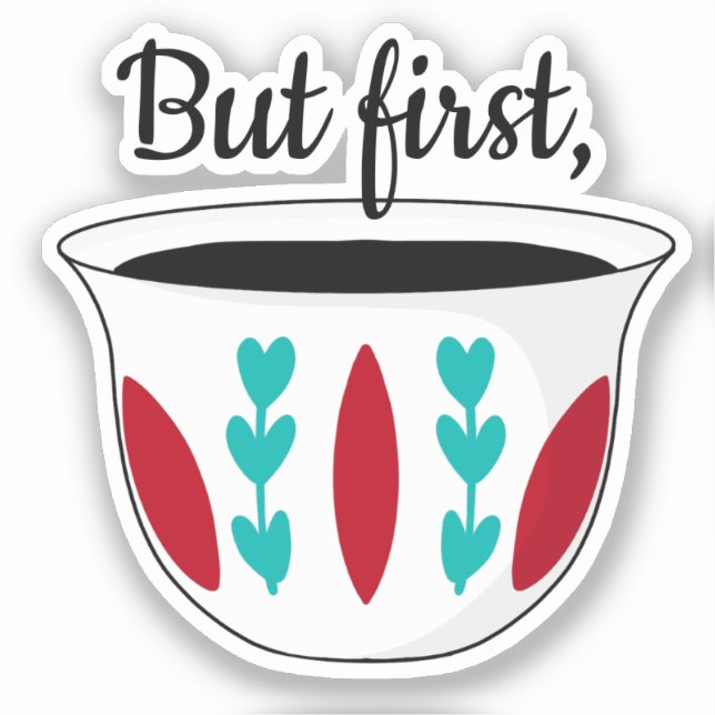 But First Arabic Coffee Finjaan Qahwah Arabiyah (Front)