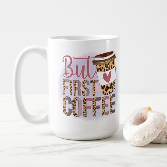 But First Coffee Coffee Mug (With Donut)