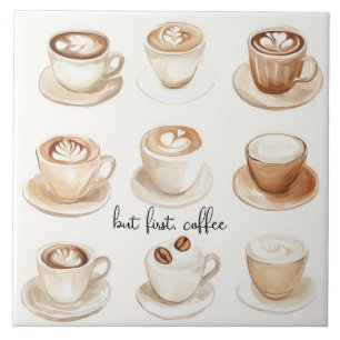But First, Coffee Cups Tile