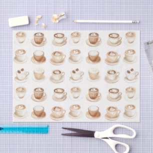But First, Coffee Cups Tissue Paper