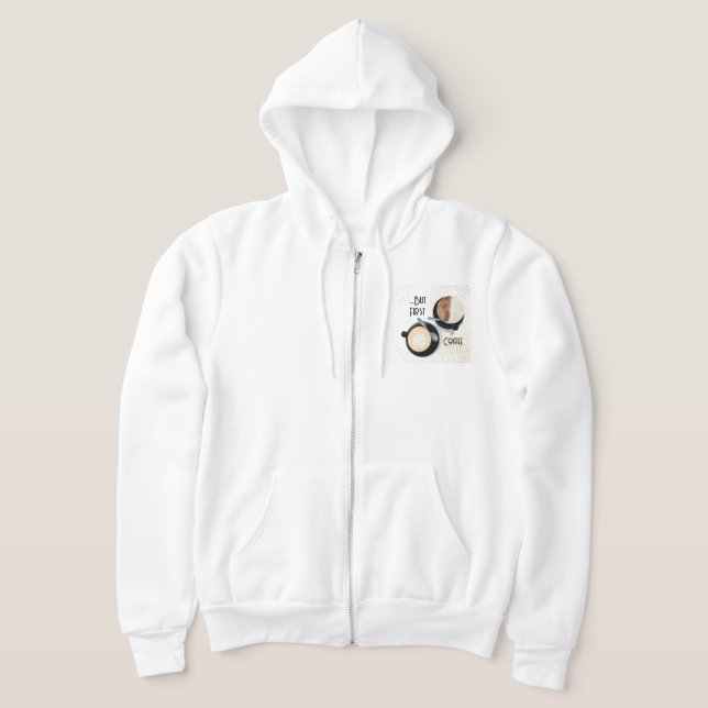 But First Coffee Hoodie (Laydown)