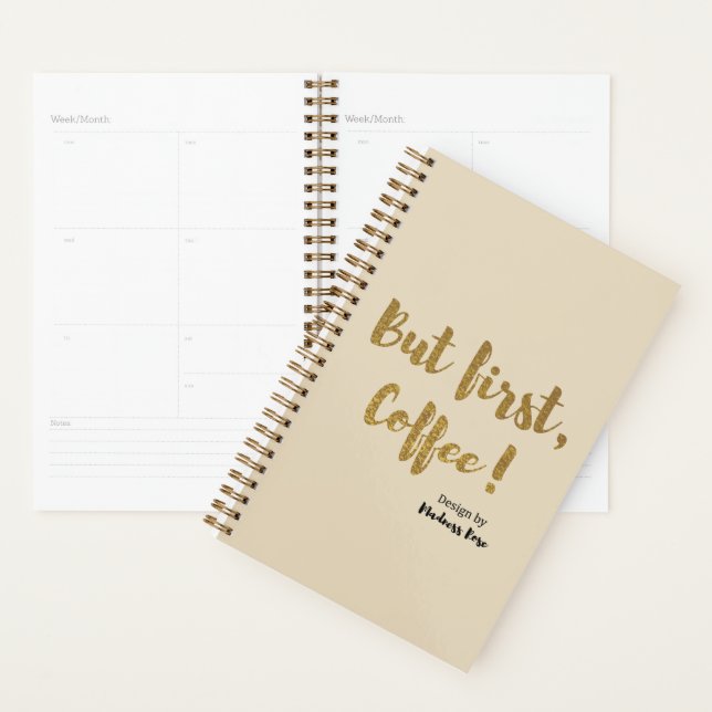 But First, Coffee! Planner (Display)