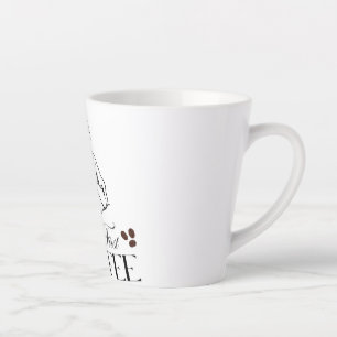 But First Coffee White small 12 oz Latte Mug