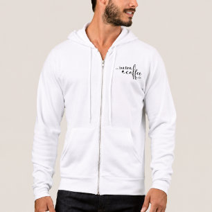 But First Coffee Zip Hoodie for Coffee Lovers