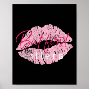 But First Fillers Vintage Lip Injections Nurse Inj Poster